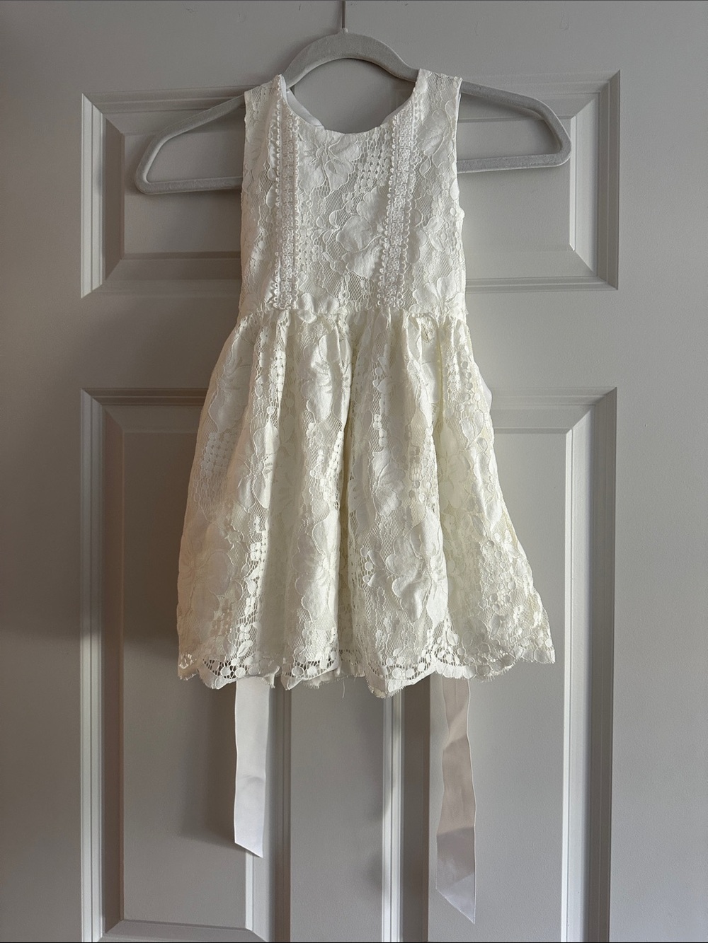 The Children's Place Ivory Lace Party Dress